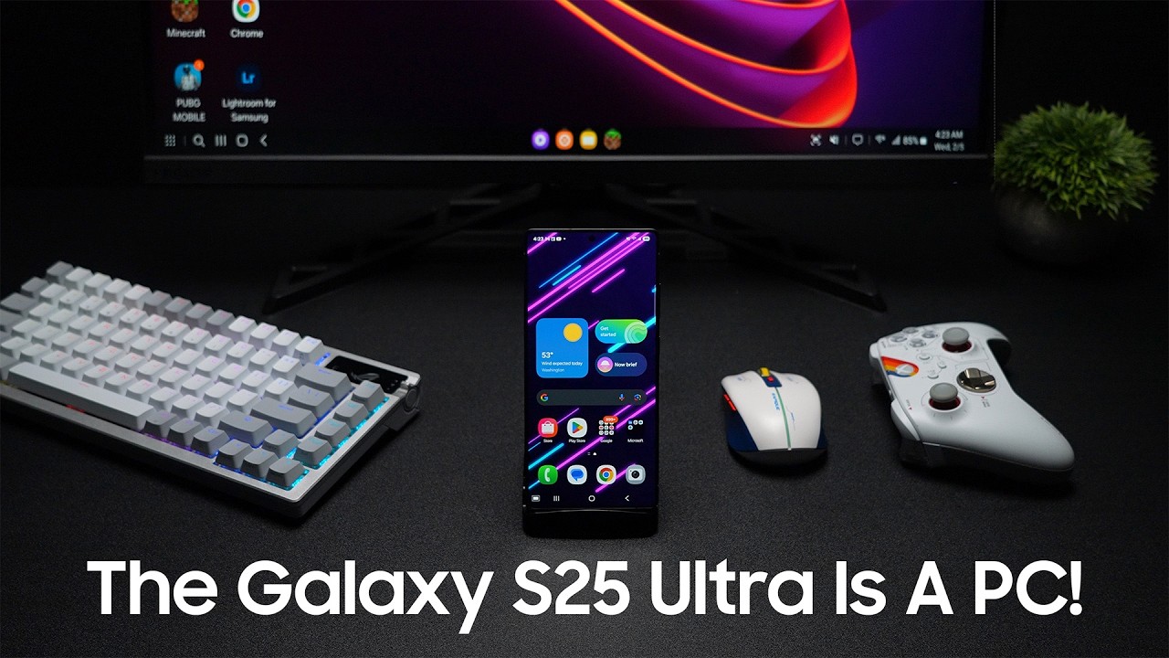 The Samsung Galaxy S25 Ultra Is Also A Desktop PC!