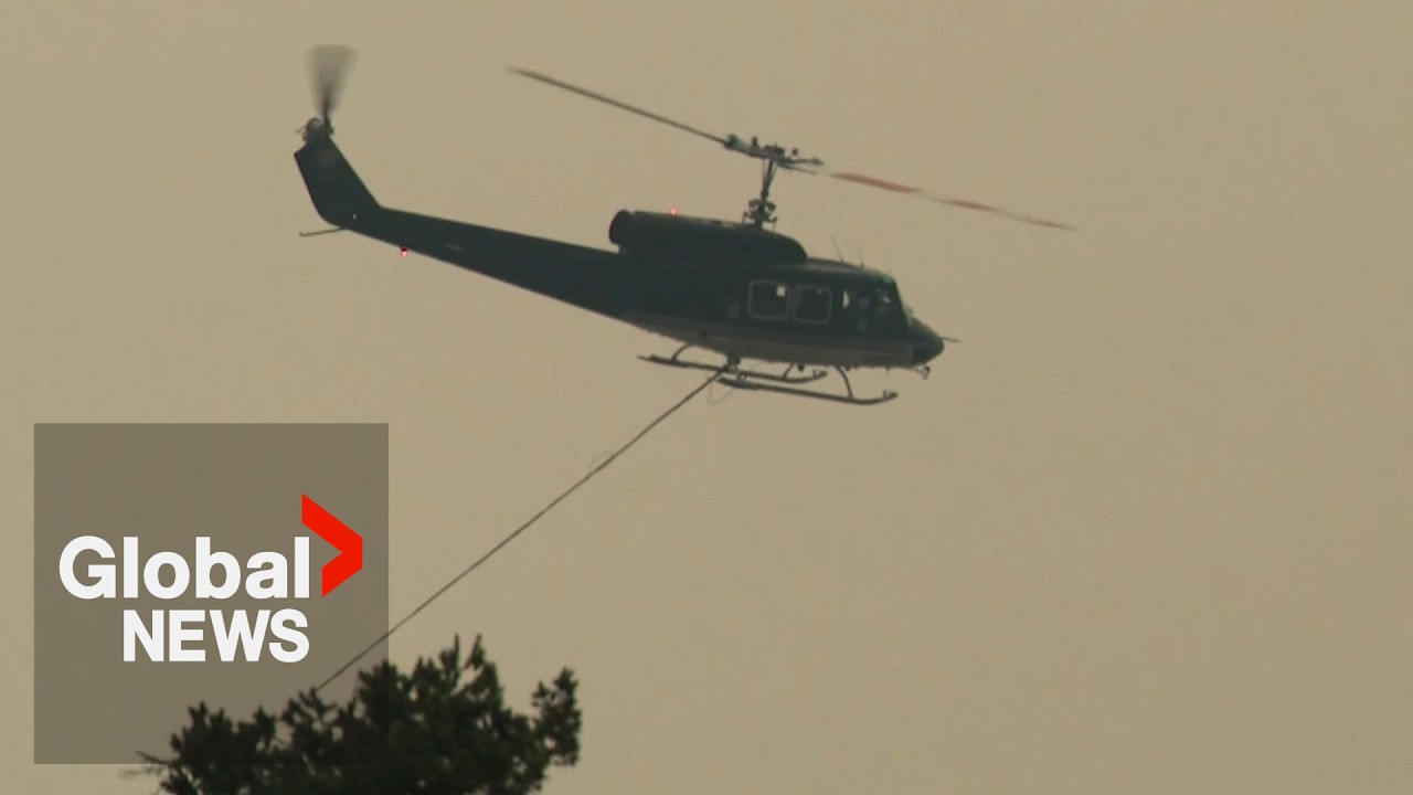 BC wildfire that&rsquo;s been deemed out-of-control forces multiple evacuations