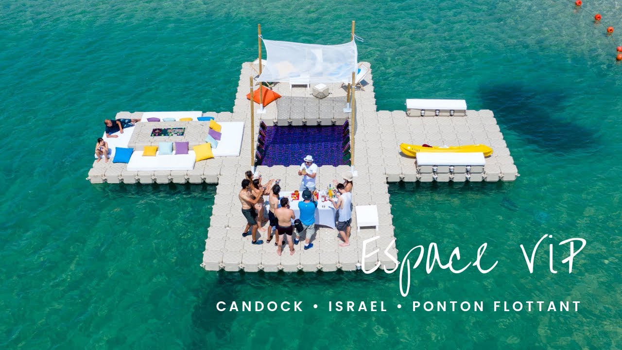 CANDOCK : Bar, plateforme de d&eacute;tente, espace VIP flottant !