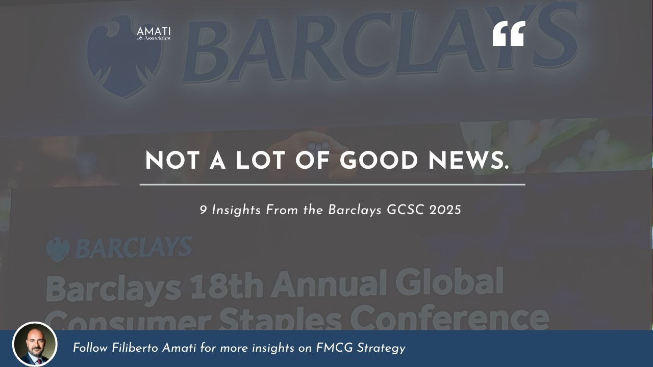 Barclays Consumer Staples 2025: Clear Takeaways for FMCG, Beverages & Retail
