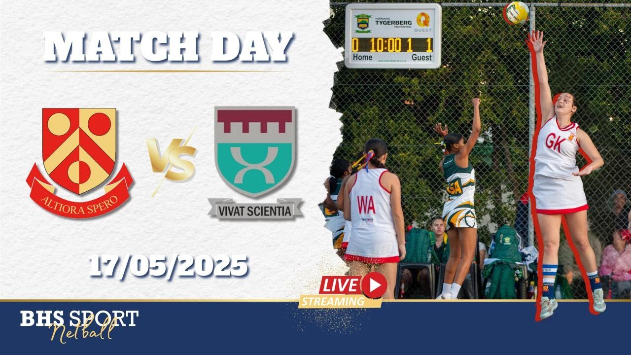 Brackenfell High School U19A vs Stellenberg High School  U19A - Netball