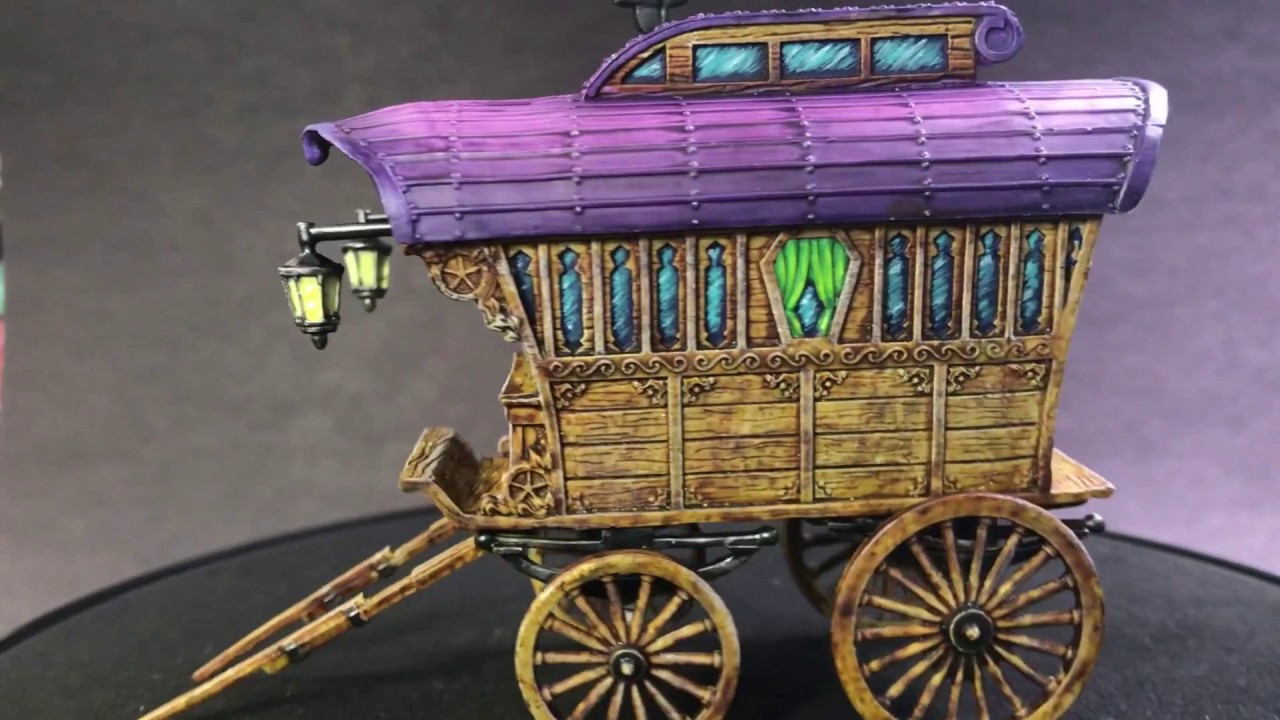 Wizkids Nolzur's  Esmerelda's Wagon Painting Tutorial.