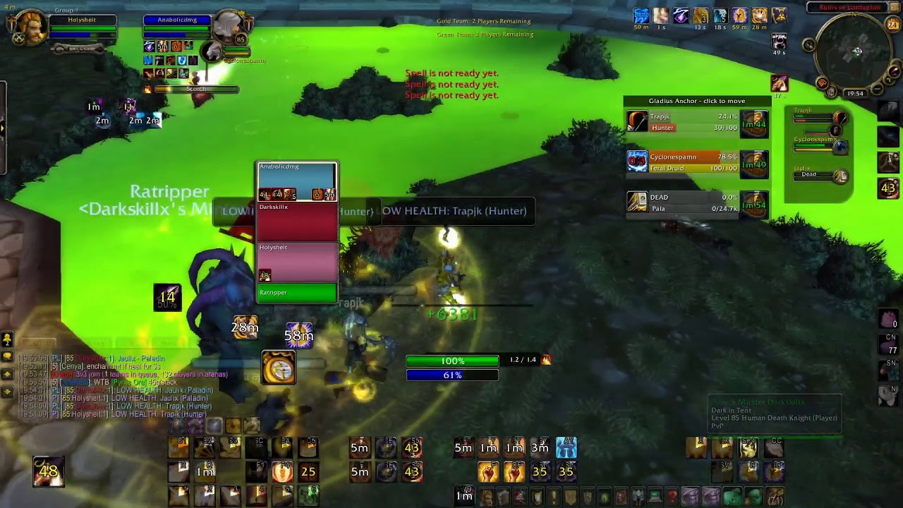 Holy Paladin 2.2k team │ WoW Cataclysm 3v3 arenas
