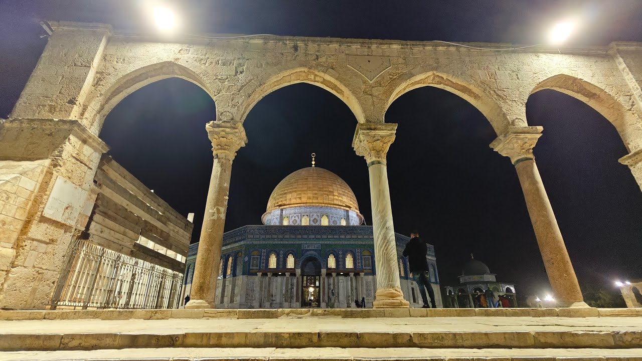 27.1.2026 أذان و صلاة العشاء من المسجد الأقصى المبارك Isha prayer from the blessed Al-Aqsa Mosque