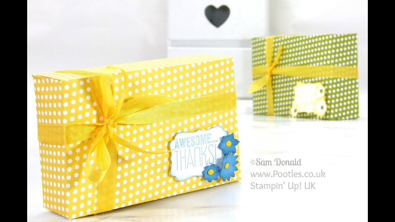 Envelope Punch Board Maltesers Box Tutorial