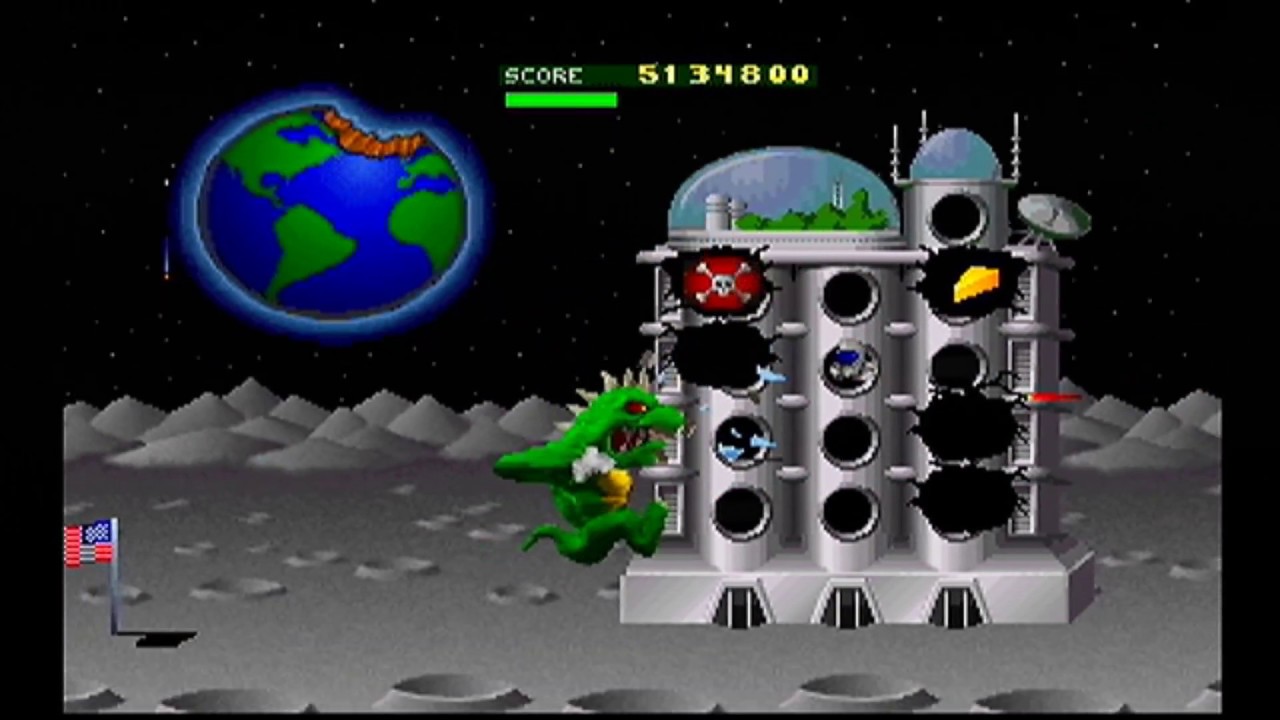 Rampage World Tour (PSX) - Final Levels and Ending