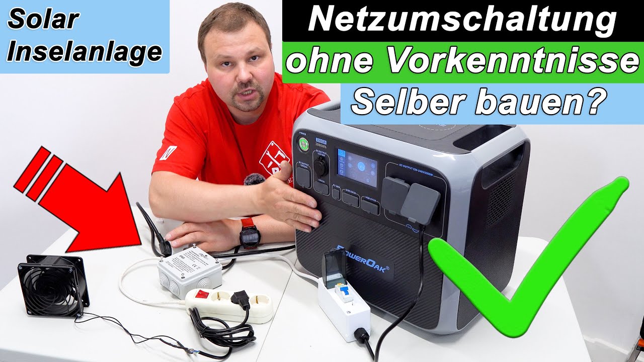 Umschaltung Solar auf Netzstrom (Vorrangschaltung/Netzumschaltung nachrüsten)