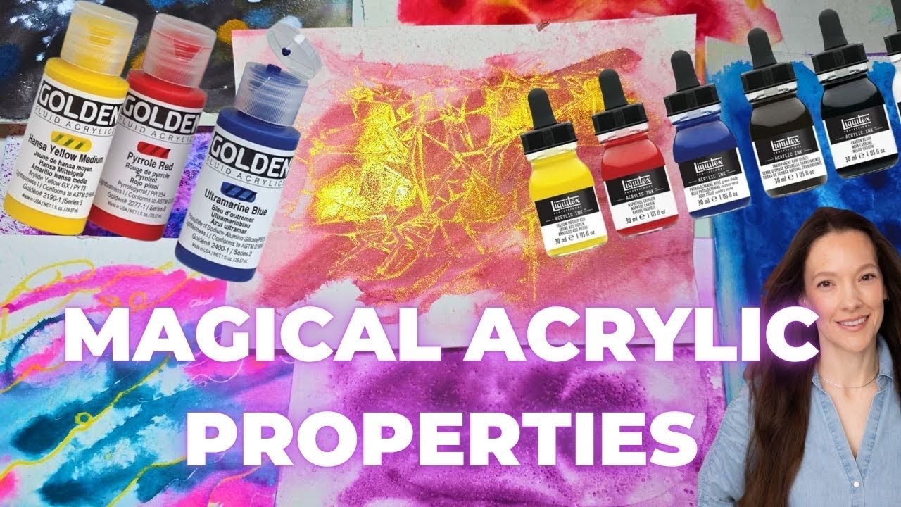 My Top Mixed Media Techniques with Acrylic Inks and Fluid Paints!
