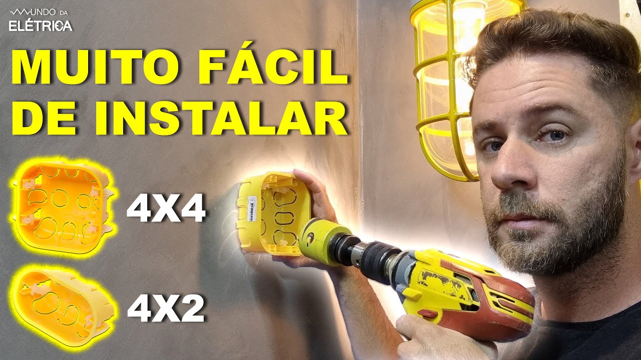 MACETE instalando CAIXA 4x2 e 4x4 em DRYWALL