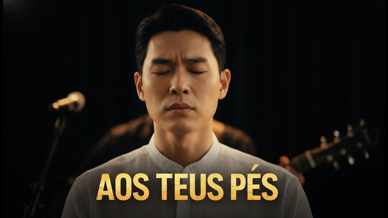 ✨Aos Teus Pés - Essa Letra É Profunda🎶  [ Adoração Profunda ]🕊️