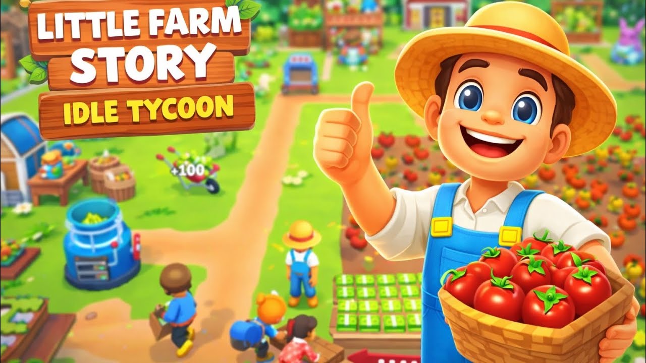 Little Farm Story : Idle Tycoon  - Gameplay Walkthrough - (Android, iOS)