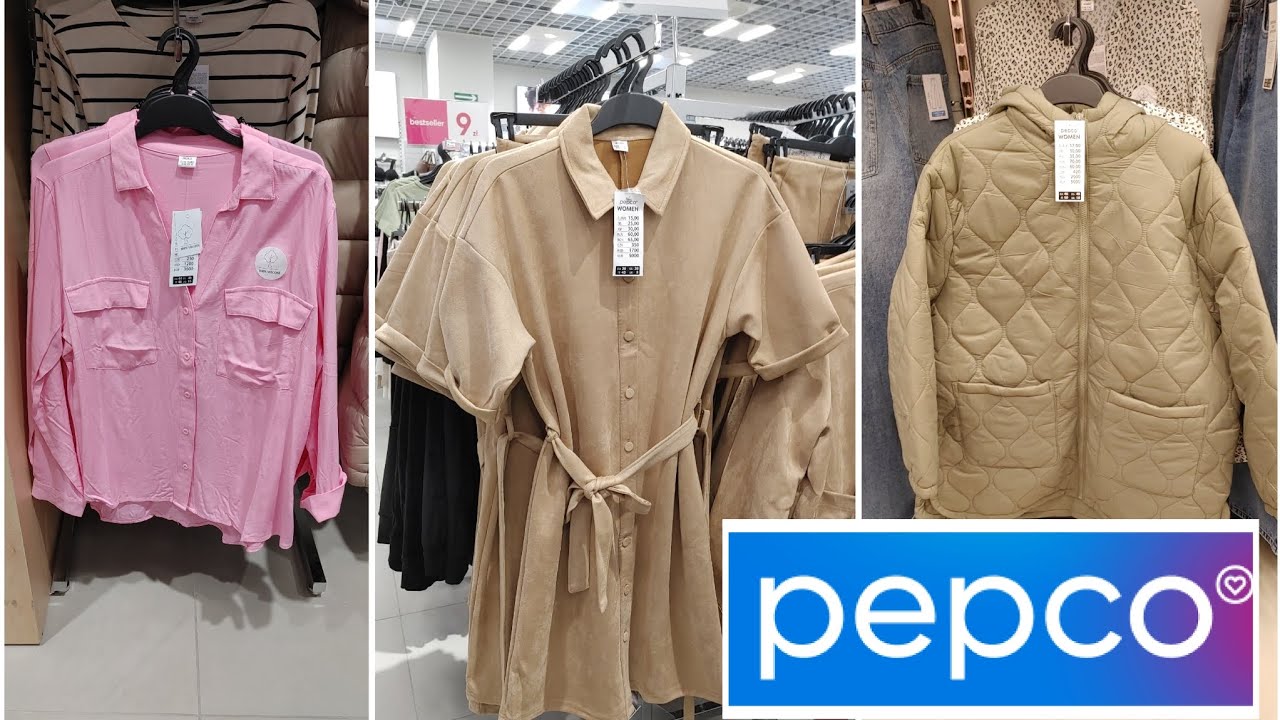 PEPCO♥️BEŻOWA SUKIENKA Z PASKIEM HIT💥PIKOWANA KURTKA NA WIOSNĘ🌷