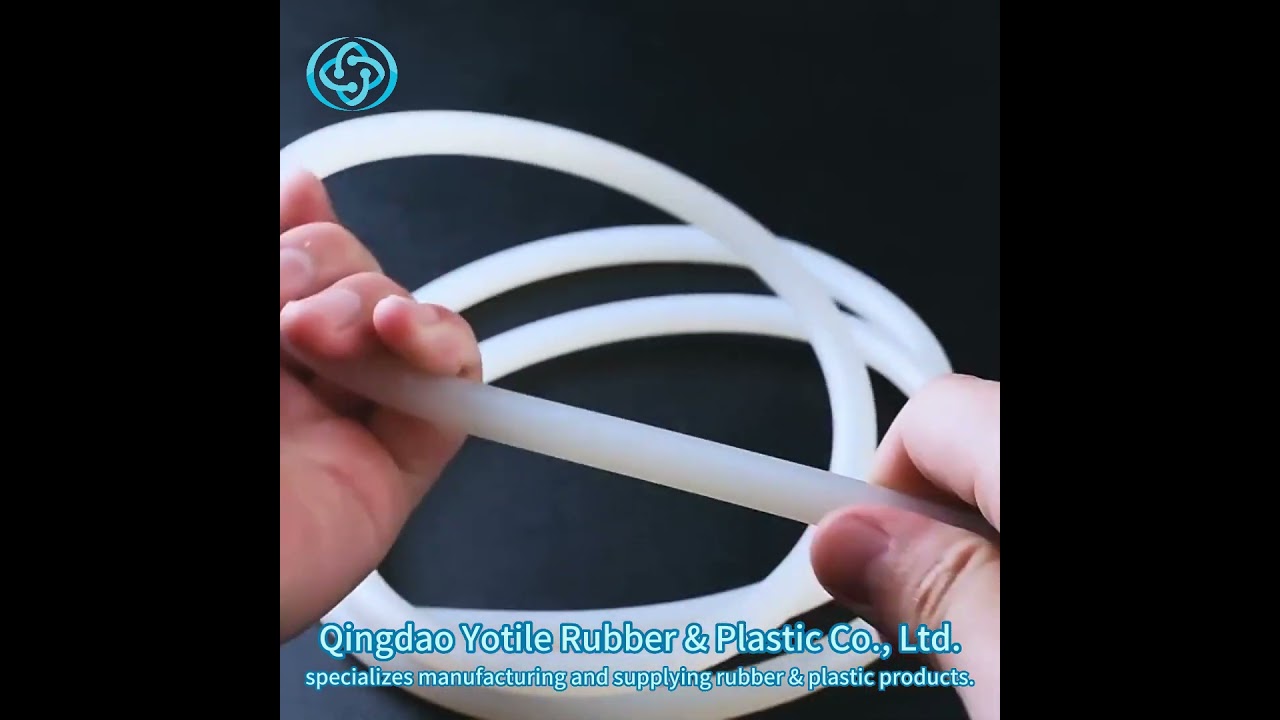 High temperature resistant clear silicone rubber cord