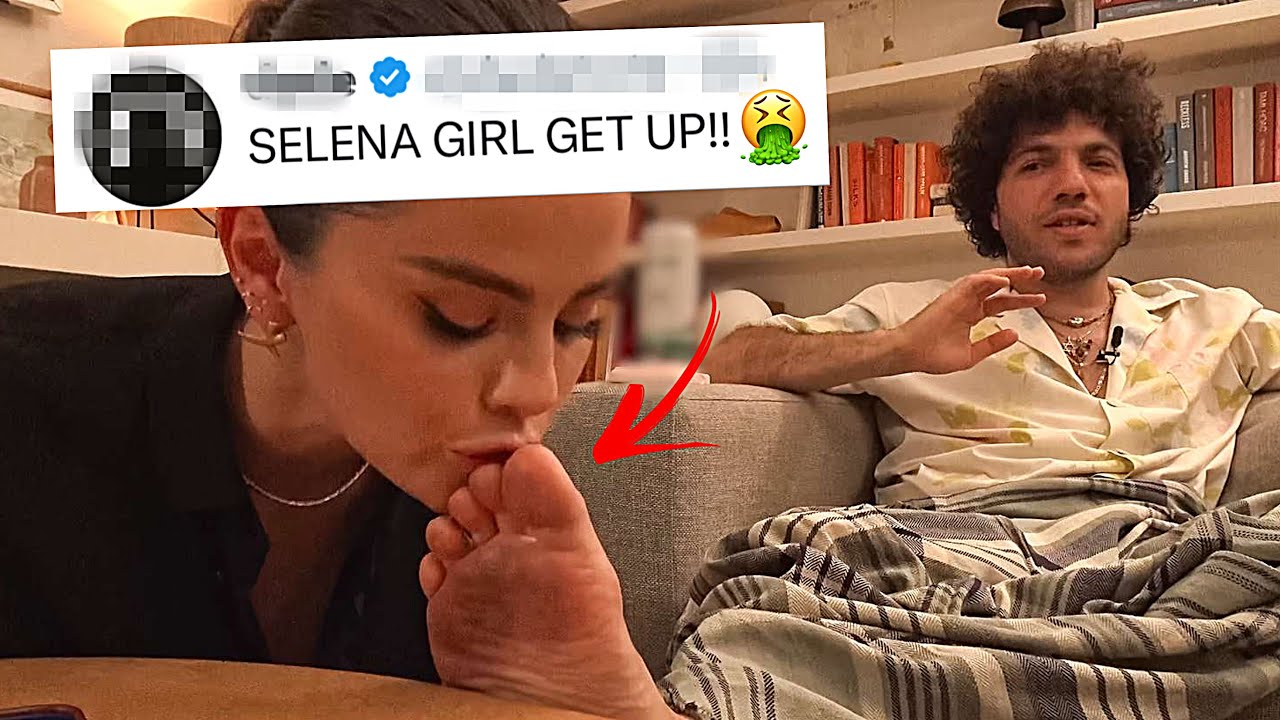 👀Селена Гомес поцеловала ноги Бенни Бланко в подкасте Friends Keep Secret
