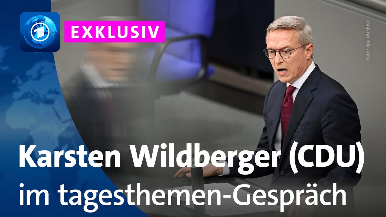 Digitalisierung in Deutschland: tagesthemen-Interview mit Digitalminister Wildberger