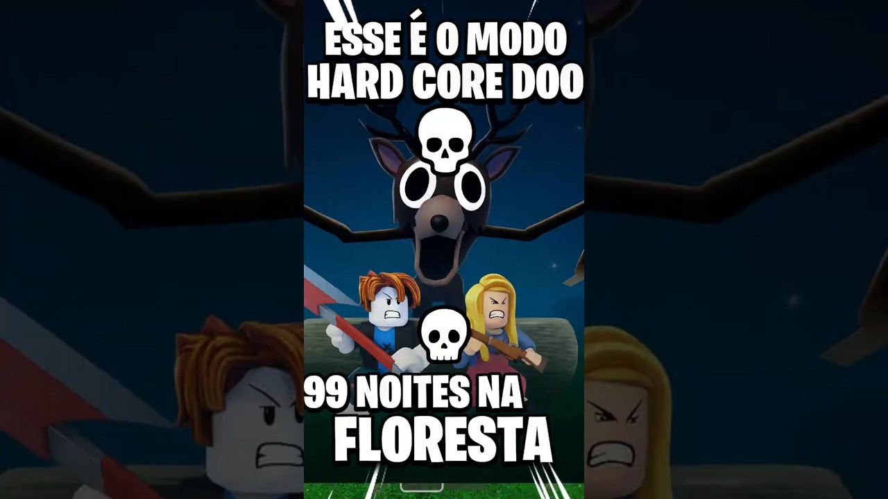 Esse &eacute; o MODO MAIS DIF&Iacute;CIL do 99 Noites na Floresta 😱🔥