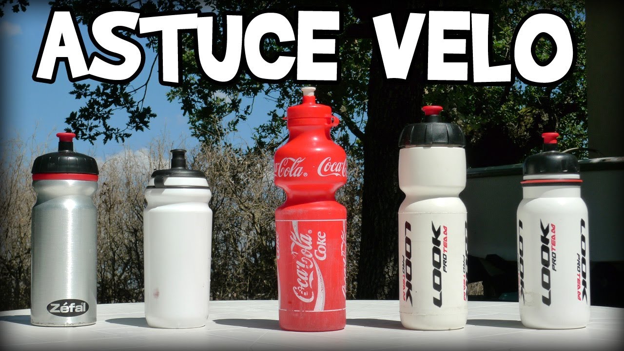 Astuce vélo - enlever l'odeur et le goût de plastique des bidons