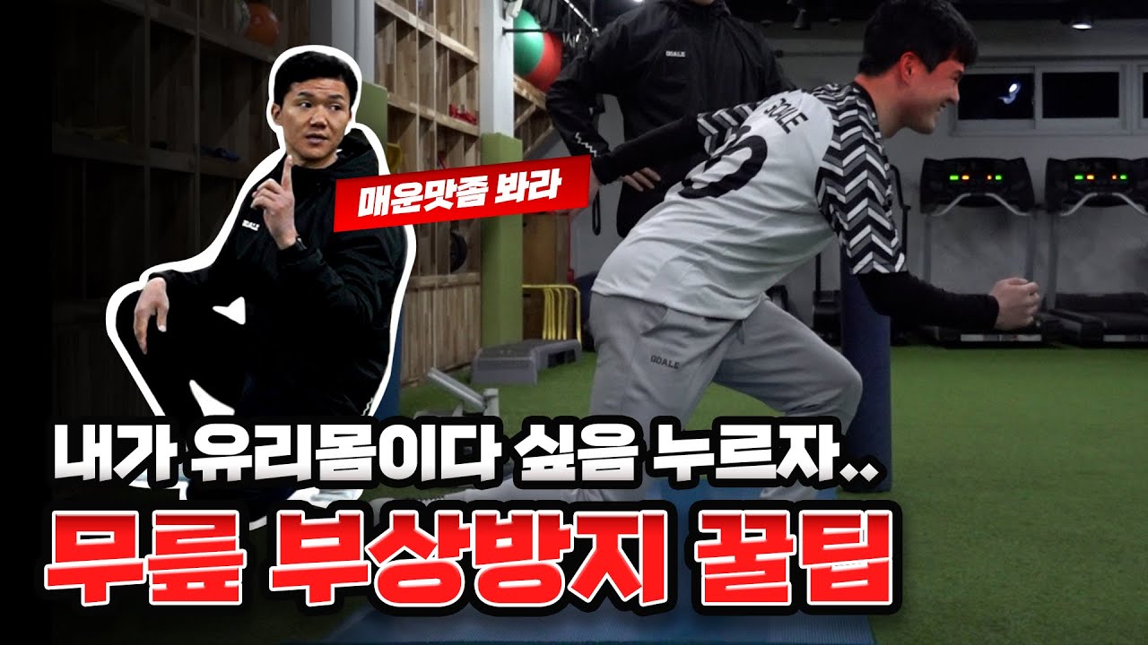 무릎 아프신분들 필수 시청!! 무릎 부상 예방 및 재활 운동!