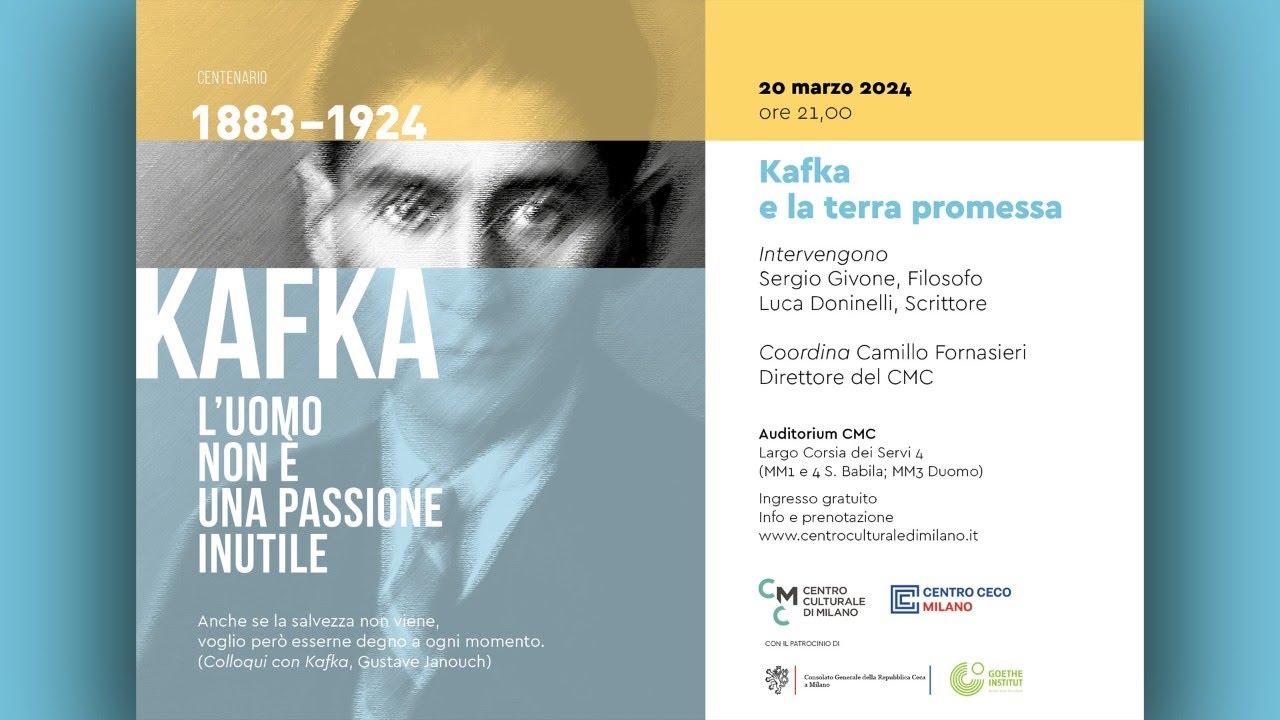 Kafka. L’uomo non è una passione inutile. A 100 anni dalla morte. La terra promessa