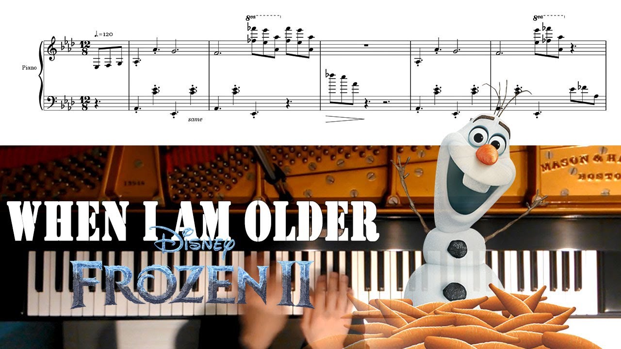 【When I Am Older】Disney 《Frozen 2》OST_Version by Josh Gad/Piano Cover with Sheet