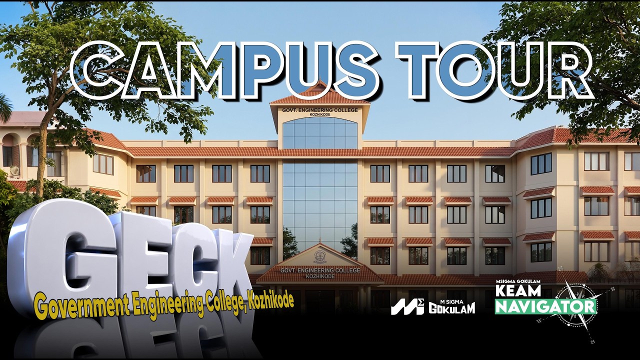 GEC Kozhikode Campus Tour | College Review, Facilities & Campus Life. Ep-05