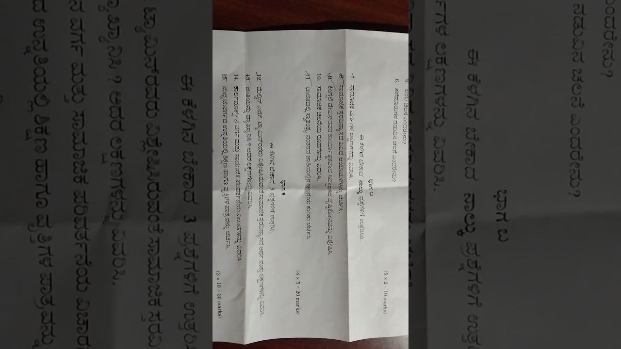 ba3sem sociology DSCC-5 question paper2023/KUD (NEP)
