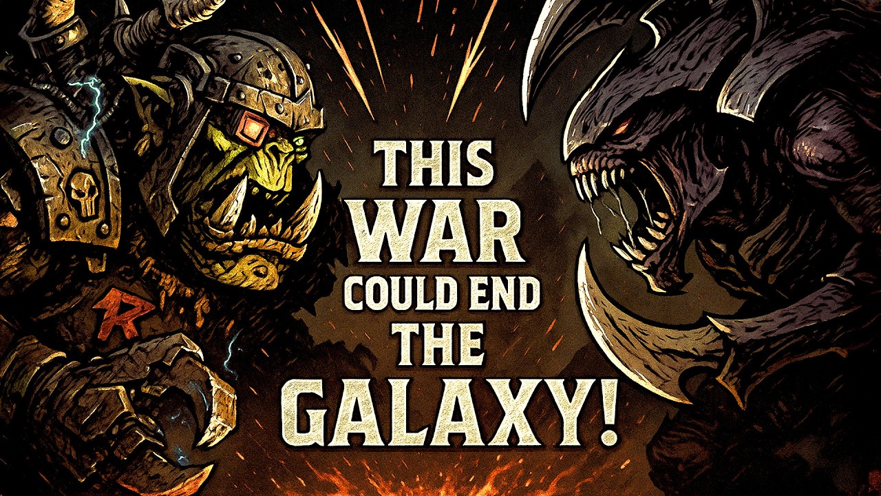 What If an Ork WAAAGH! Met the Tyranid Hive Mind? (Octarius War Lore Explained)