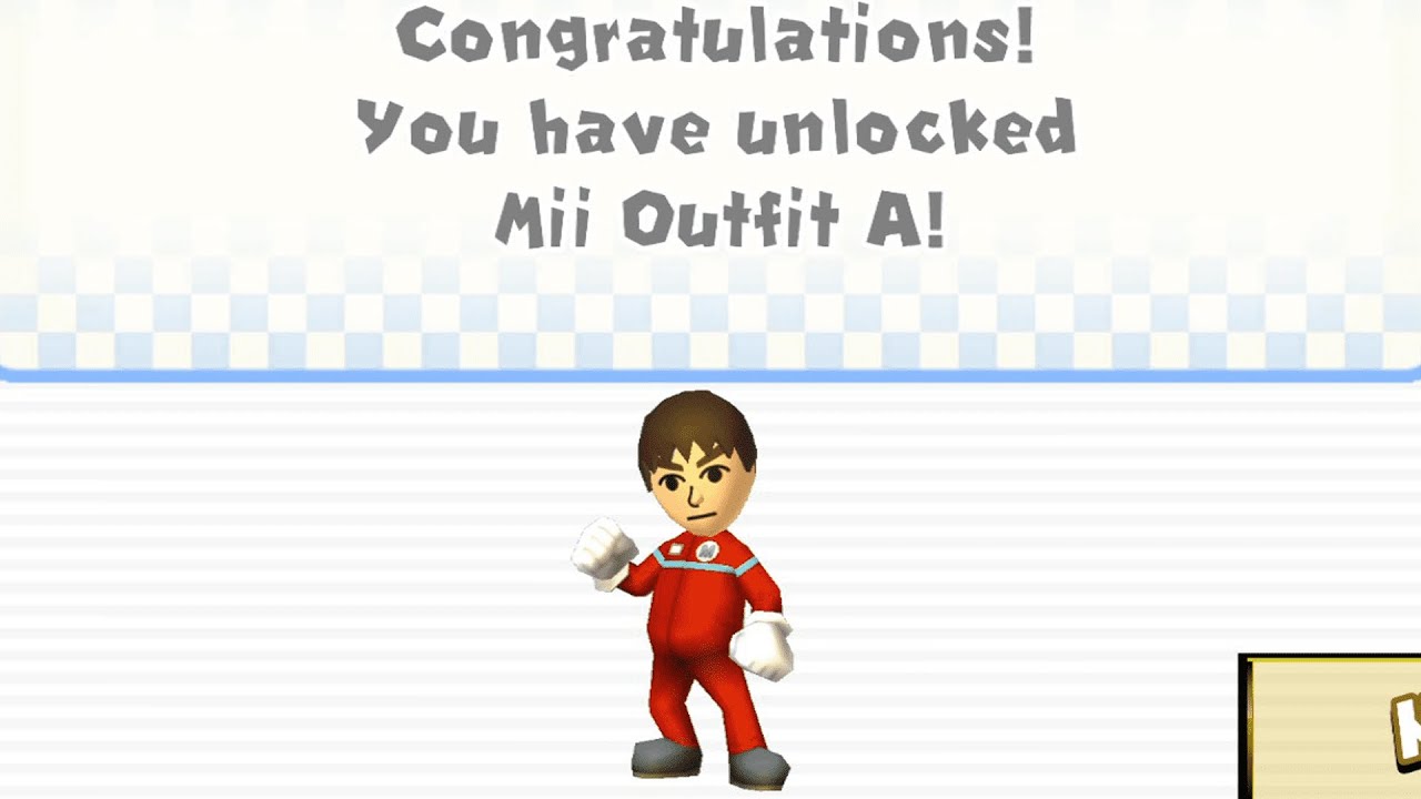 How to Unlock Mii Outfit A in Mario Kart Wii
