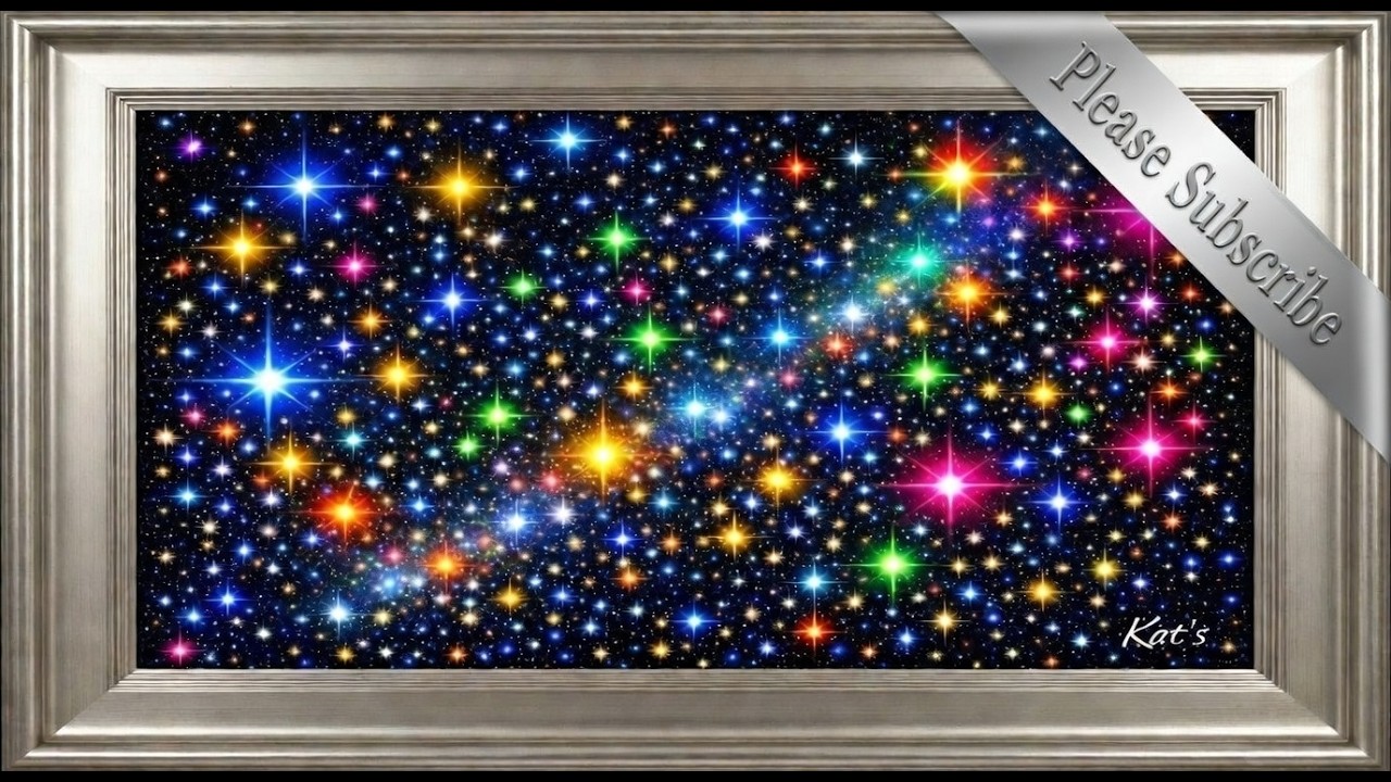 Cosmic Glow | Screensaver | Wallpaper | Framed TV Art | Resplandor Cósmico | ब्रह्मांडीय चमक