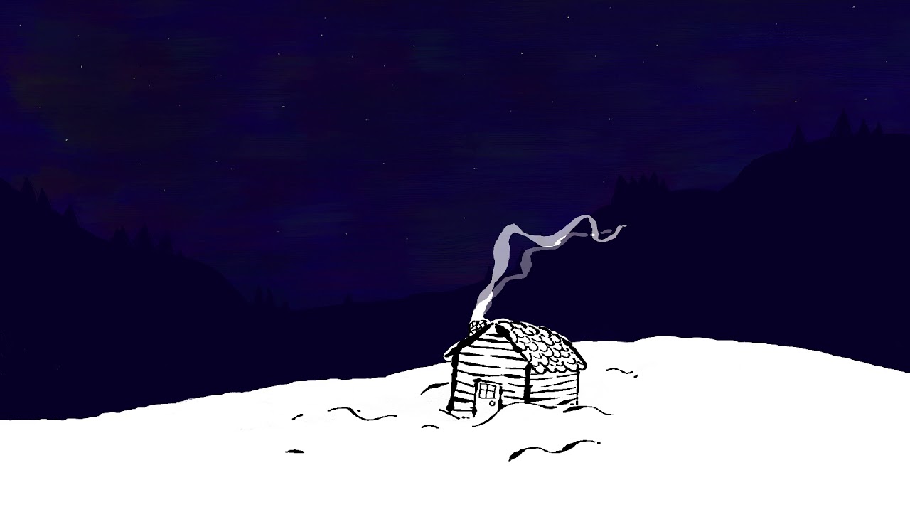 Winter Cabin desktop background for Wallpaper Engine