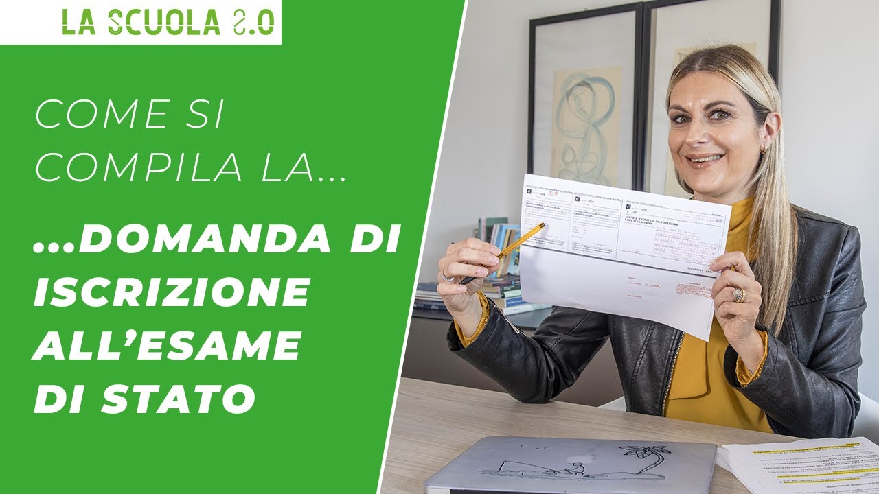COME SI COMPILA LA DOMANDA DI ISCRIZIONE ALL'ESAME DI STATO