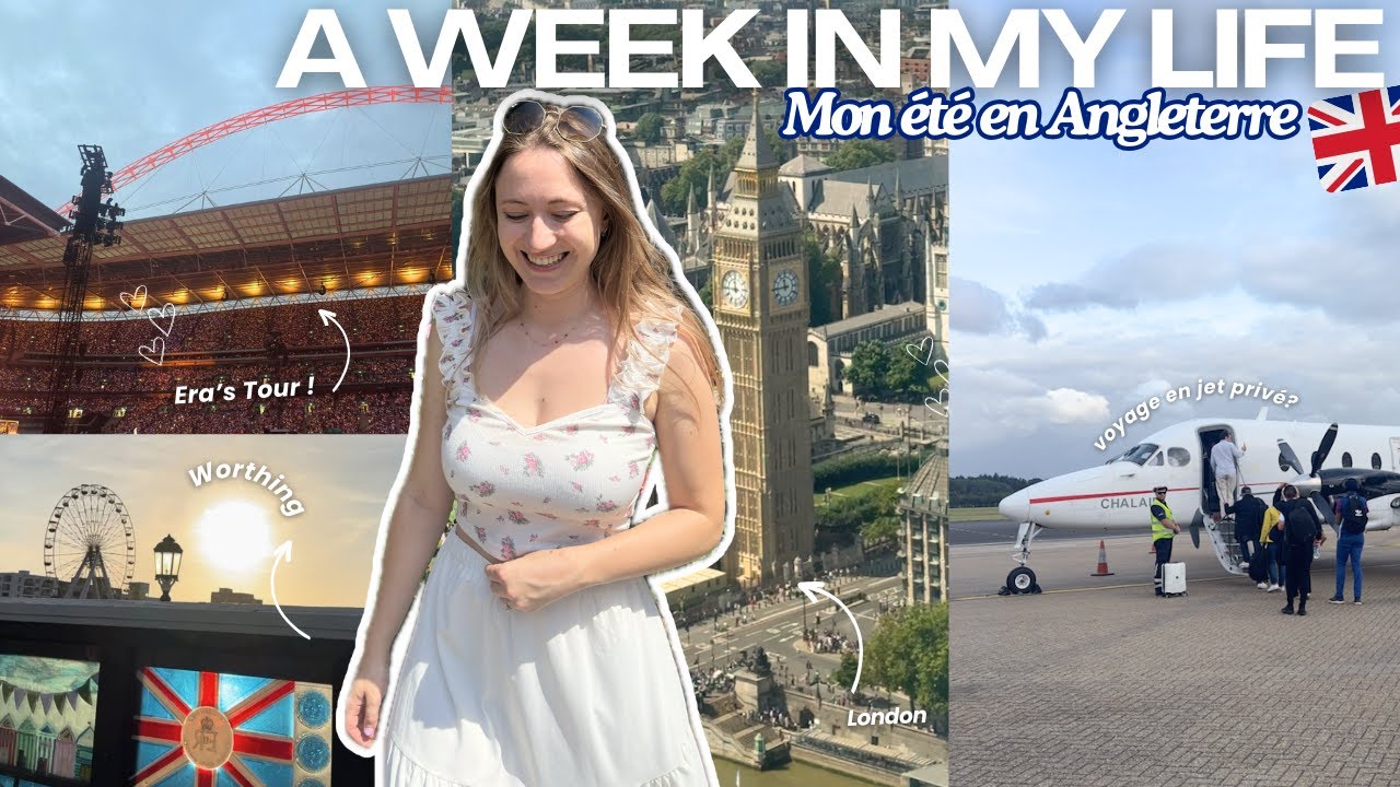 🇬🇧 Un été inoubliable dans ma vie de francaise EN ANGLETERRE ! • Weekly vlog✨