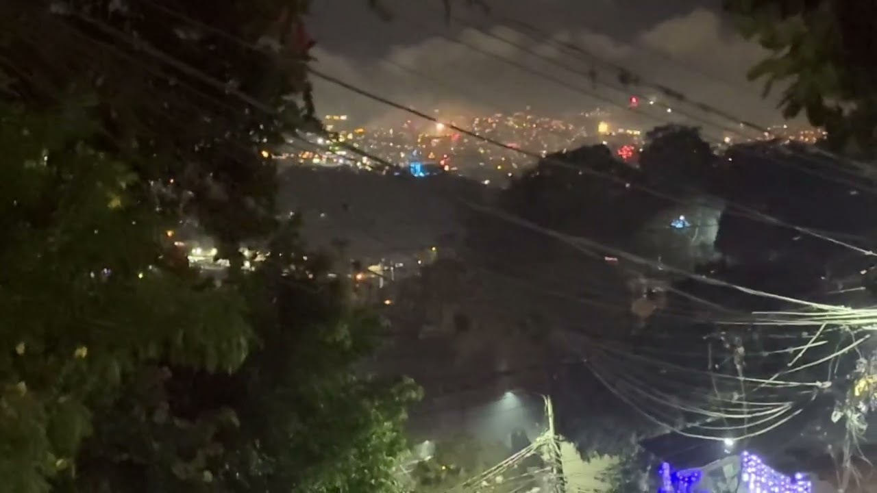 Noche de navidad 24 de diciembre 2024 en Tegucigalpa honduras