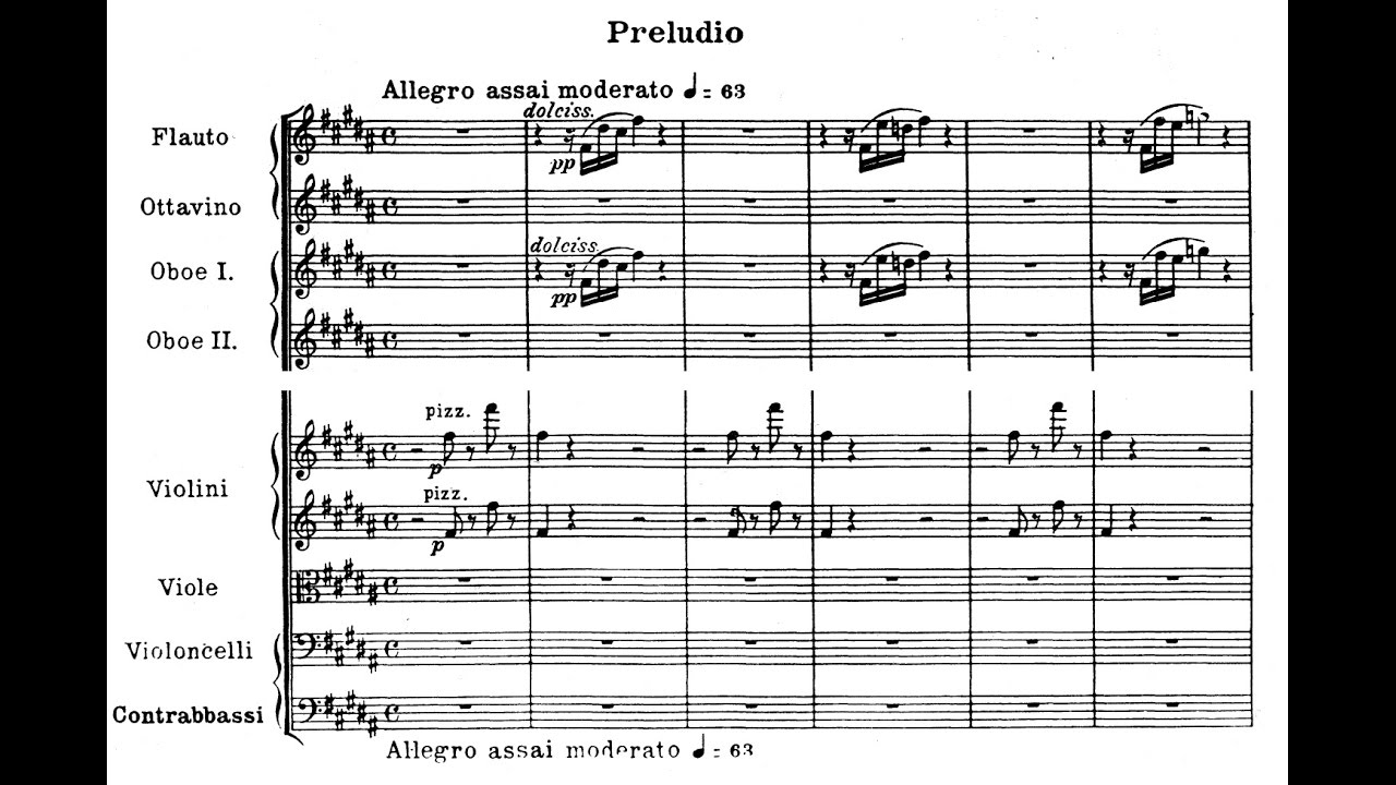 Verdi, Un ballo in maschera - Preludio (score)