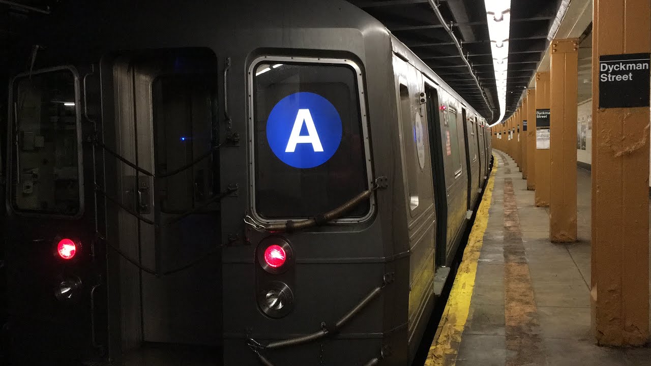 IND Central Park West Line: (A) Trains with Yard Move Action @ Dyckman Street (R32, R46, R68A, R179)