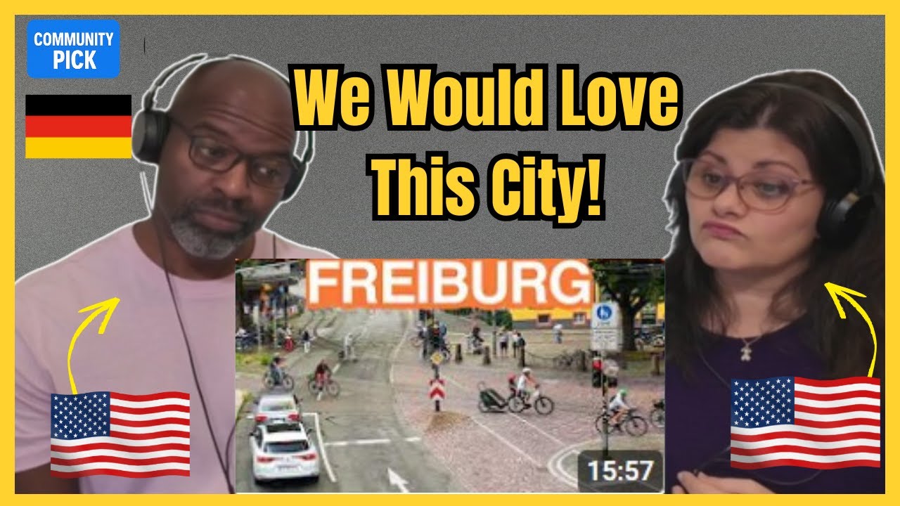 Americans React to Germany's Green City- More Bikes Than Cars!