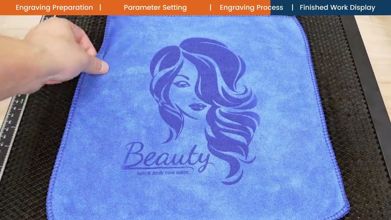 Engrave Stunning Portraits on Towels | Alpha MK2 20W Laser Tutorial