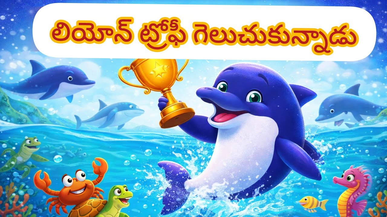 సముద్రంలో గెలుపు కథ moralstory | kidsvideo | kids |learning | telugustories | stories 