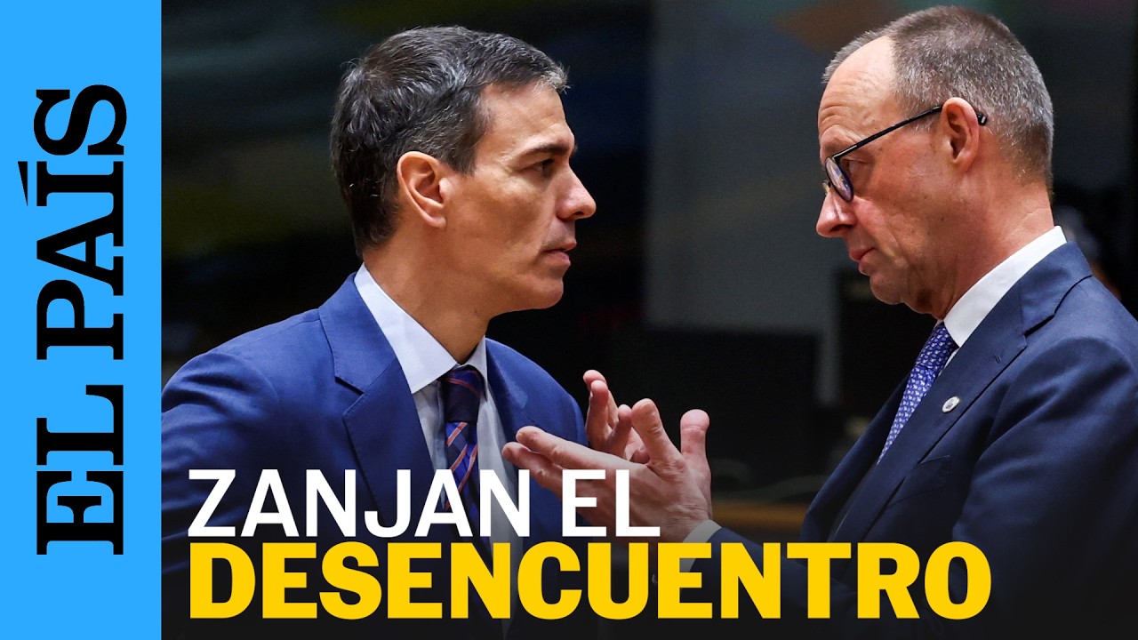 Sánchez y Merz zanjan desencuentro por el silencio tras las críticas de Trump