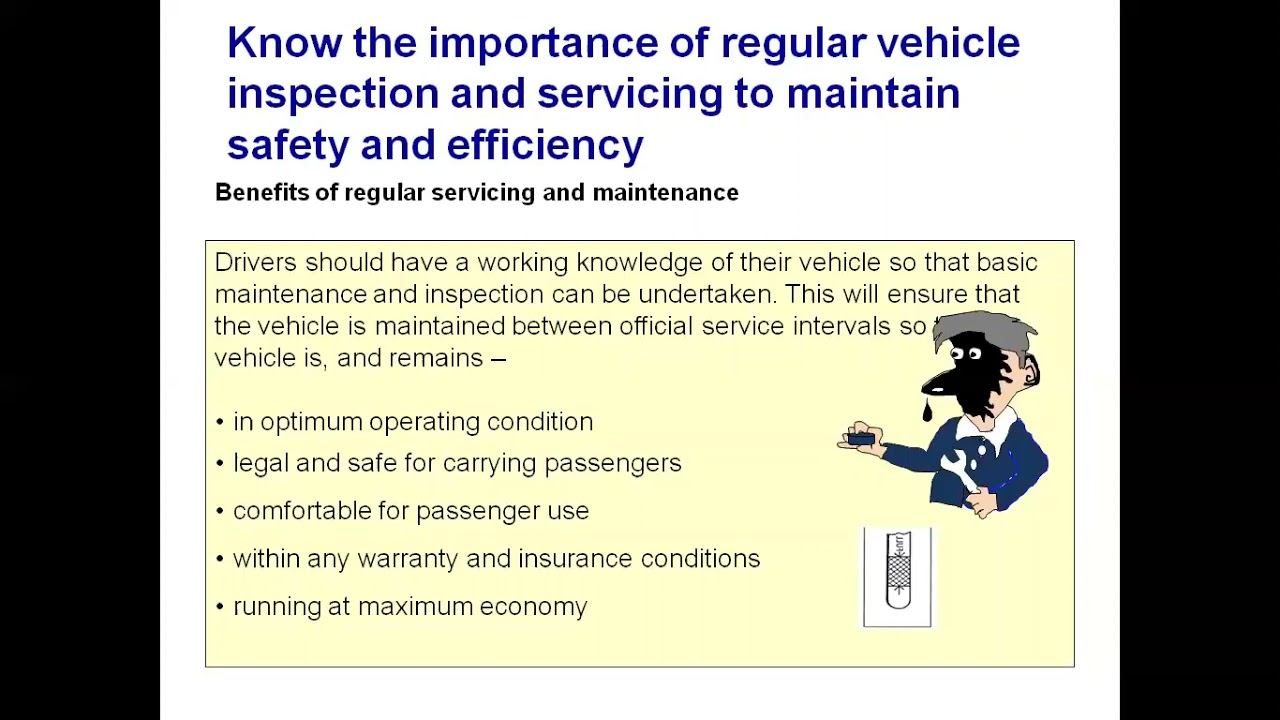 Unit 4 Maintain the Safety of Licensed Vehicle in Private Hire and Professional Taxi