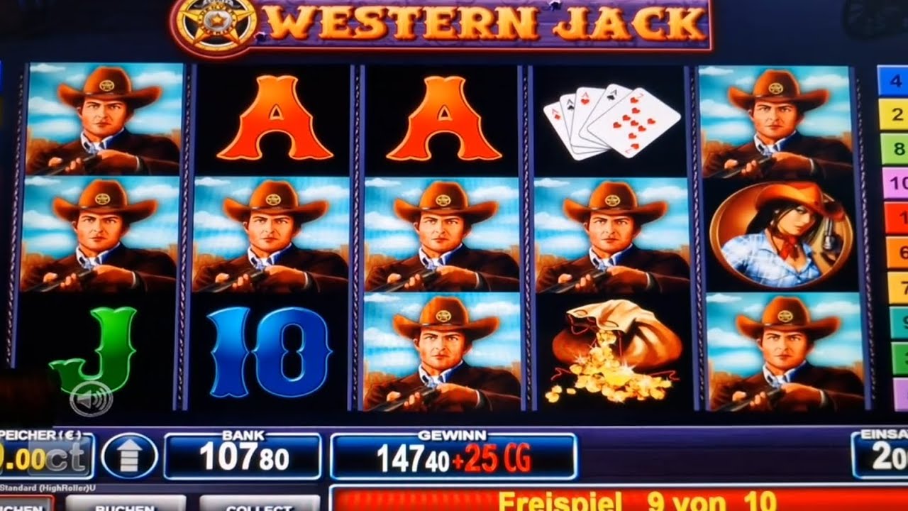Jackpot 💣Western Jack 💥Freispiele auf 2 Euro Fach Bally Wulff Spielautomaten