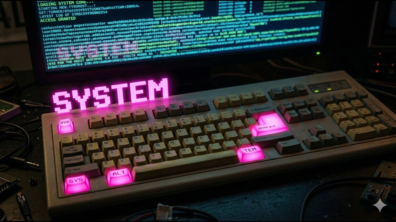 SYSTEM BOOT 1984 📟 Retro Synth Ambience Analog Horror Aesthetic