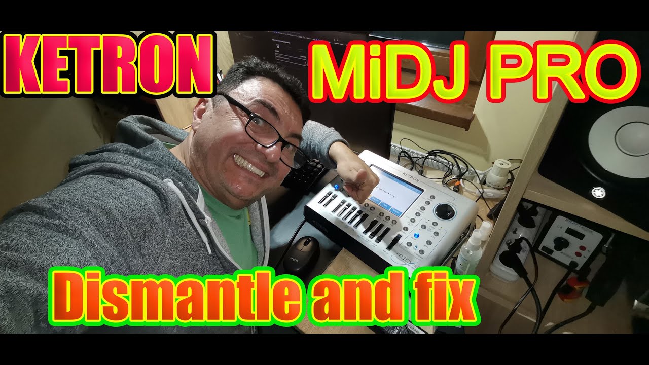 Ketron MIDJ Pro dismantle and fix