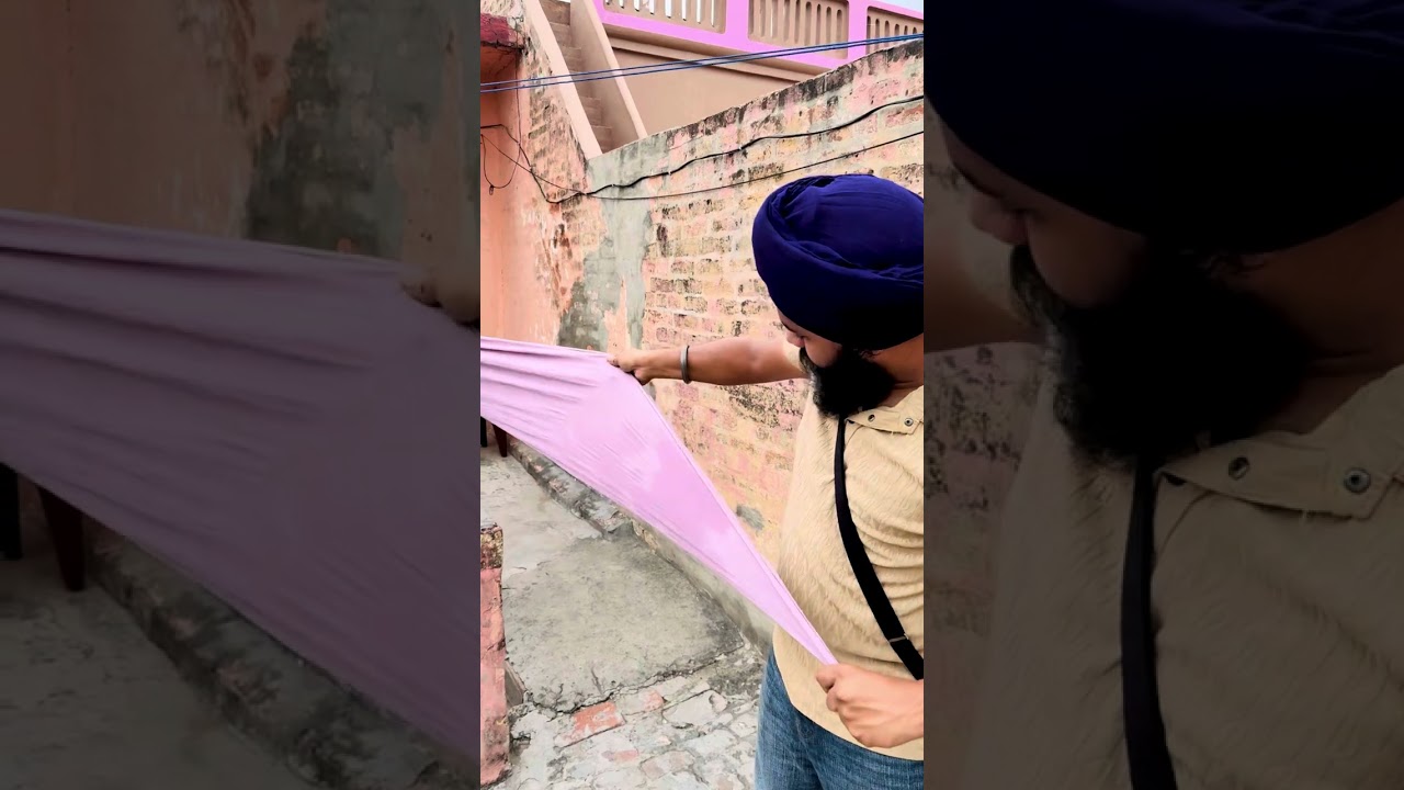 ਦਸਤਾਰ ਸਿਖਲਾਈ ਲਈ ਪਹਿਲੀ ਪੌੜੀ , ਪੱਗ ਦੀ ਪੂਣੀ ਕਰਨ ਦਾ ਸੱਭ ਤੋਂ ਸੌਖਾ ਤਰੀਕਾ