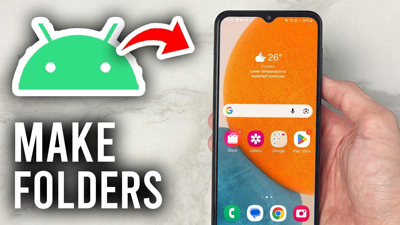 How To Make/Create Folders On Android - Tutorial