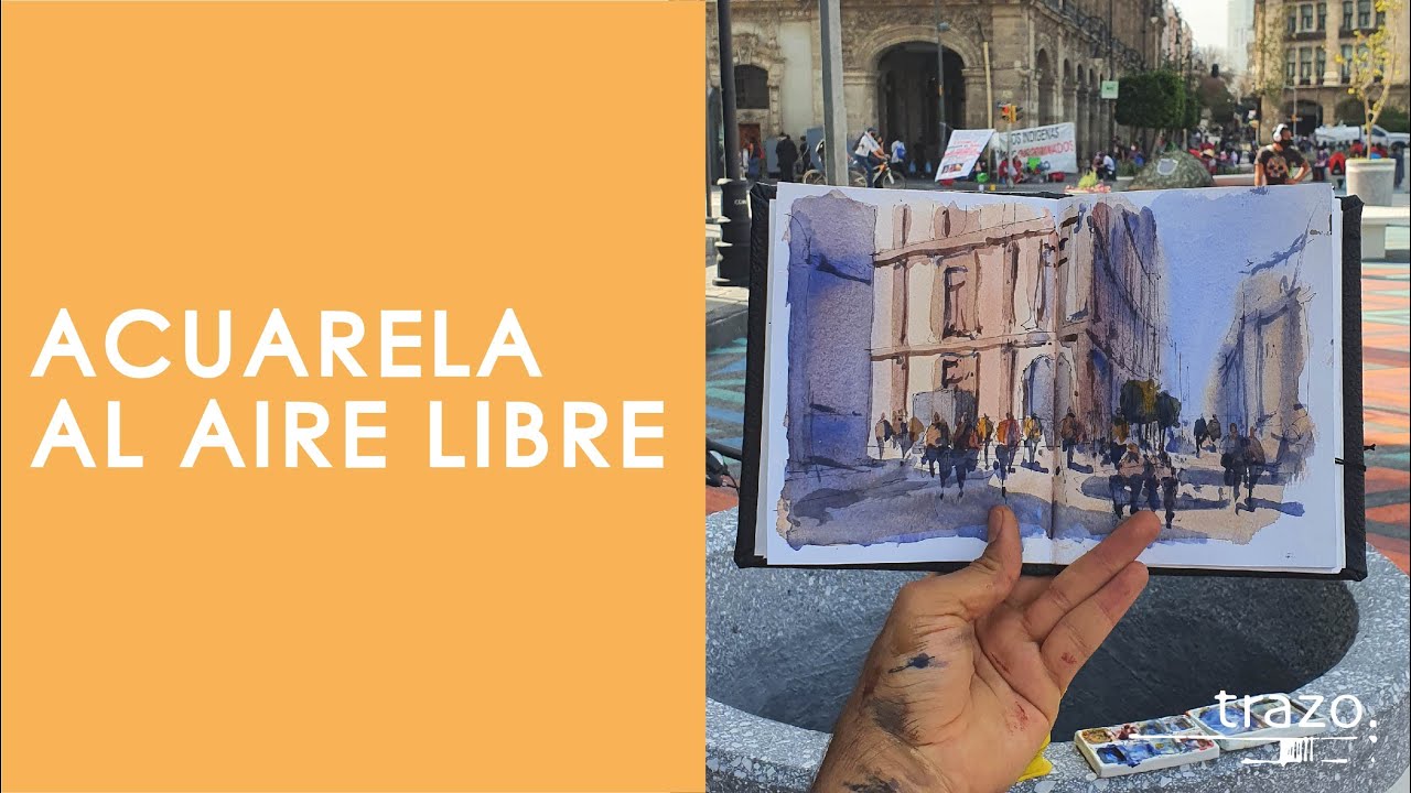 👉 ACUARELA Pintando al aire libre