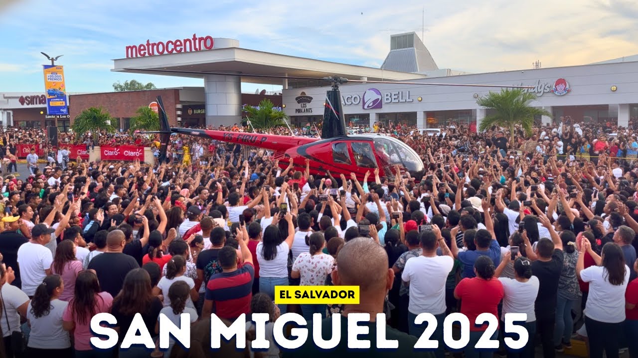 ¡Metrocentro San Miguel COLAPSÓ! 😱 por este HELICÓPTERO 🚁