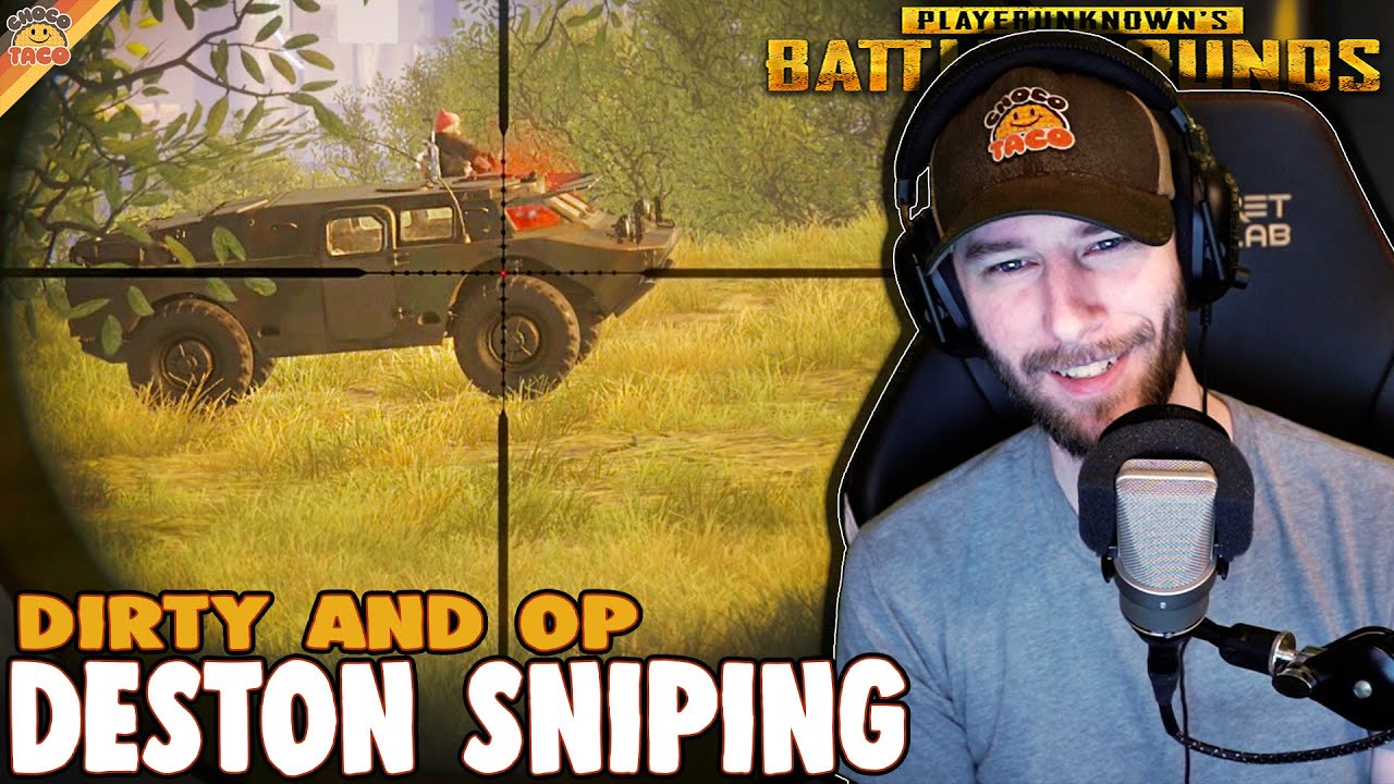 Dirty Deston Sniping ft. HollywoodBob | chocoTaco PUBG Duos Gameplay