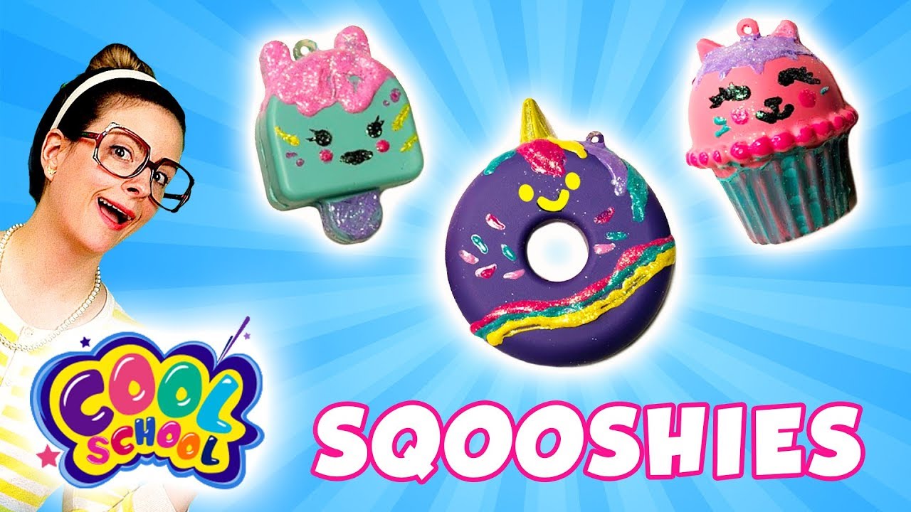 Color Me Sqooshies: DIY Squishy! Donut, Popsicle, & Cupcake! | Arts and Crafts with Crafty Carol