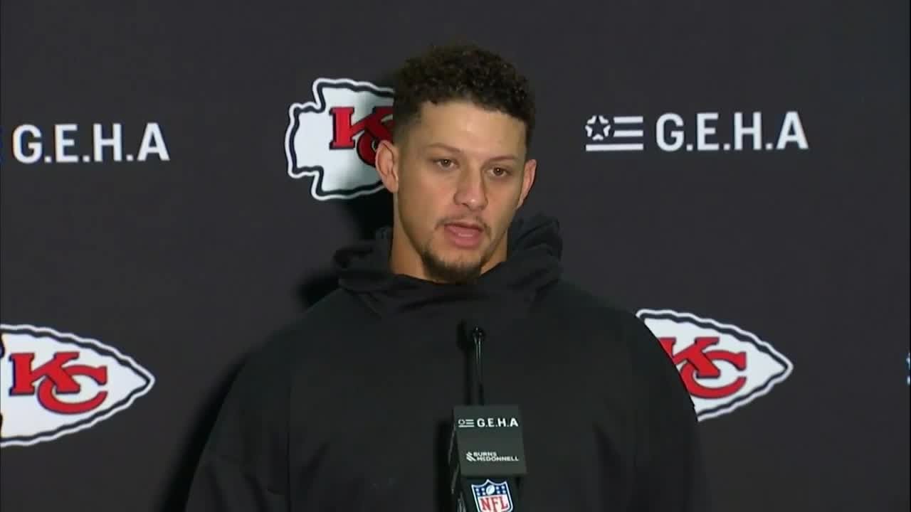 Patrick Mahomes on Tyquan Thornton and his progress working with him
